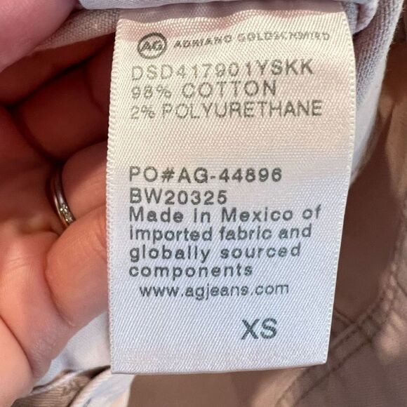 AG Adriano Goldschmied Women's Nancy Jacket Years Weathered Rosy Rouge XS - Picture 12 of 13